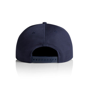 Stock 7-Panel Cap | 1184 | 1184 - MIDNIGHT BLUE - BACK - SKU:1184