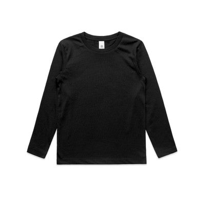 Youth Staple L/S Tee | 3008 | 3008 - BLACK - SKU:3008