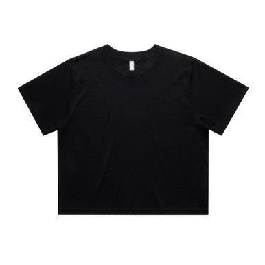 Wo's Classic Crop Tee | 4072 | 4072 - BLACK - SKU:4072