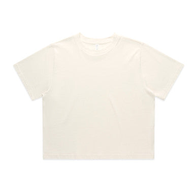 Wo's Classic Crop Tee | 4072 | 4072 - ECRU - SKU:4072