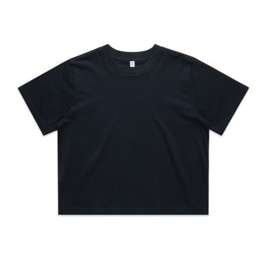 Wo's Classic Crop Tee | 4072 | 4072 - NAVY - SKU:4072