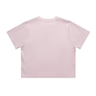 Wo's Classic Crop Tee | 4072 | 4072 - ORCHID - BACK - SKU:4072