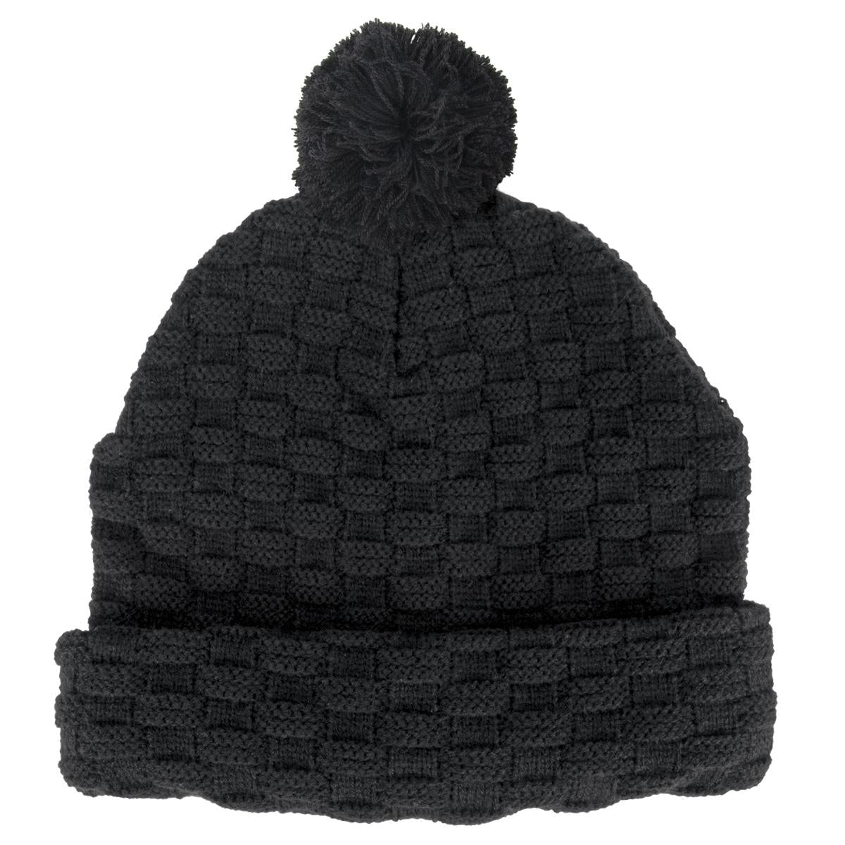 Pom Pom Beanie - Black - 4220-BL.BL.BL_-_Image_4.jpg