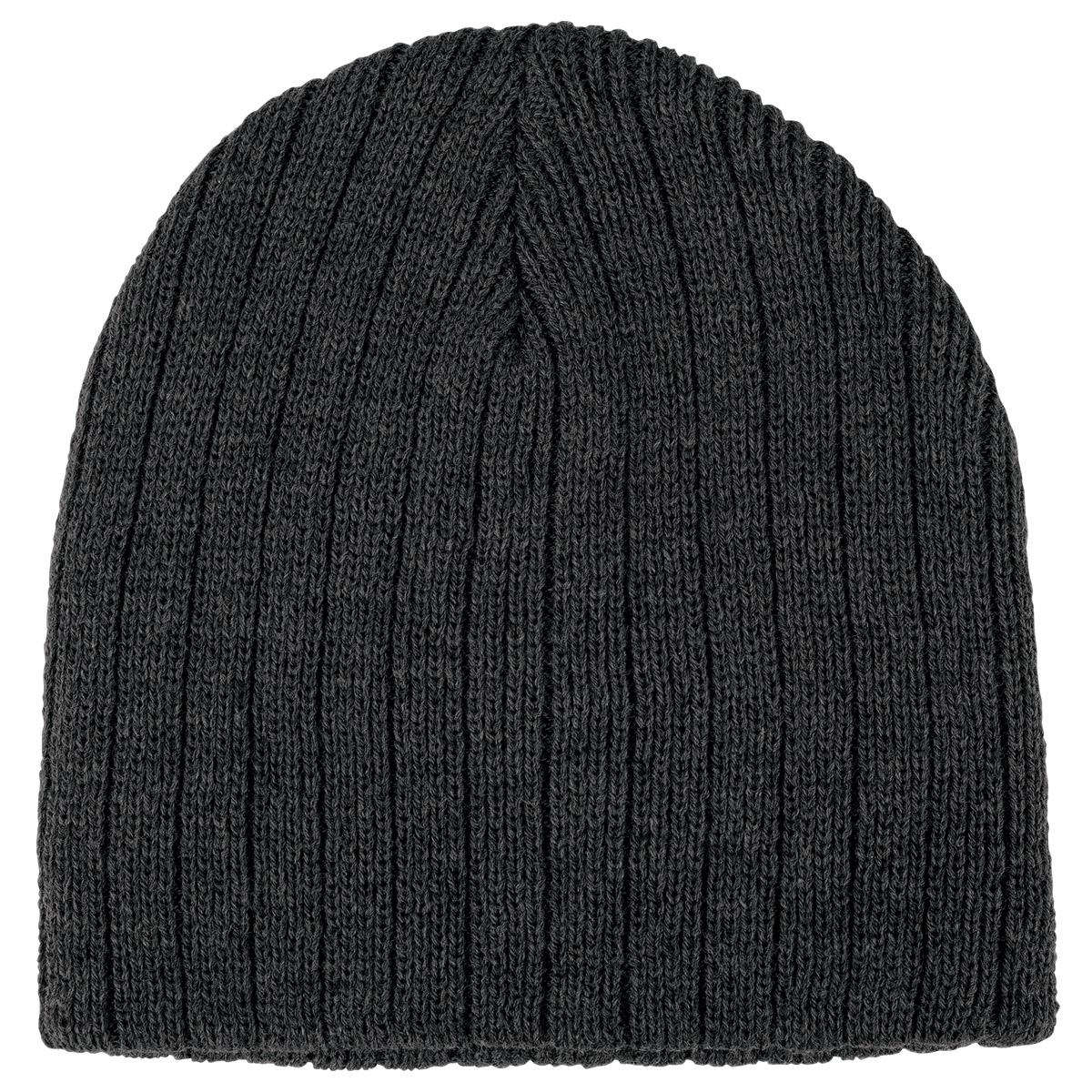 Heather Cable Knit Beanie - Black Heather - 4455-BLH_-_Image_2.jpg