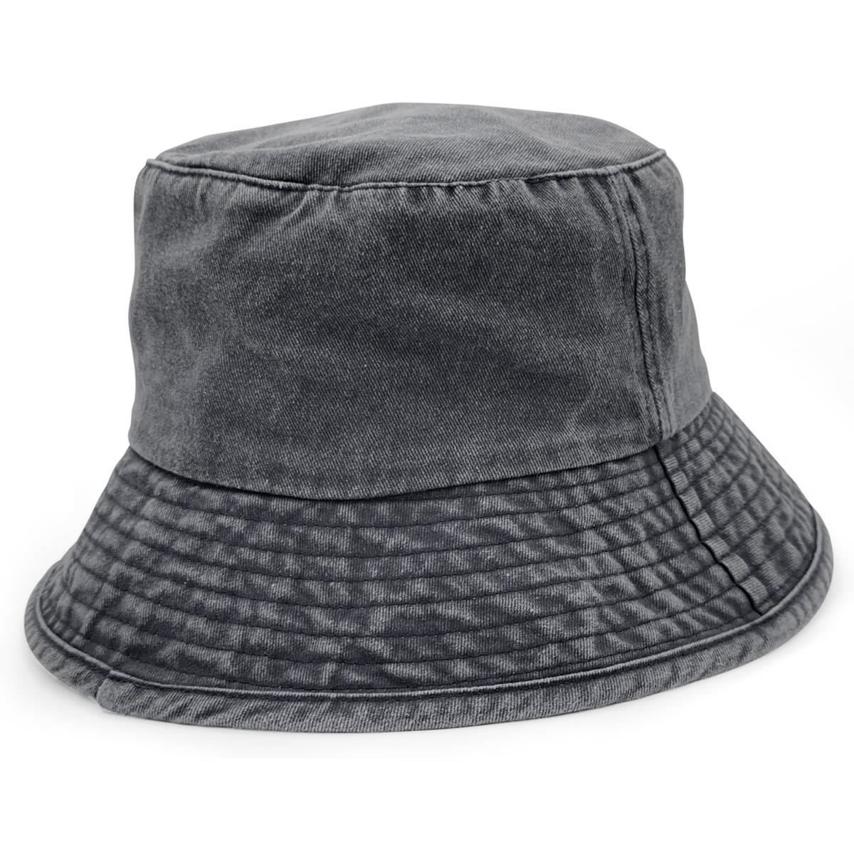 Washed Chino Bucket Hat - Black - 4497-BL-L.XL_-_Image_14.jpg