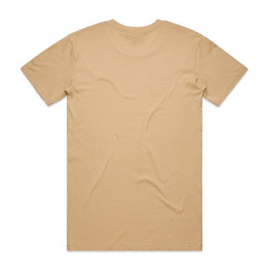Basic Tee | 5051S | 5051S - TAN - BACK - SKU:5051S