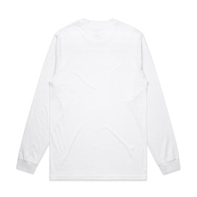 General L/S Tee | 5056 | 5056 - WHITE - BACK - SKU:5056