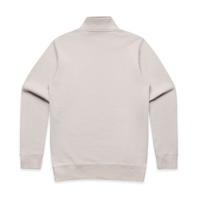 Stencil Half Zip Crew | 5125S | 5125S - BONE - BACK - SKU:5125S