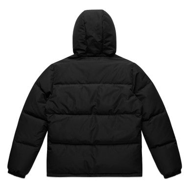Hooded Puffer Jacket | 5590 | 5590 - BLACK - BACK - SKU:5590