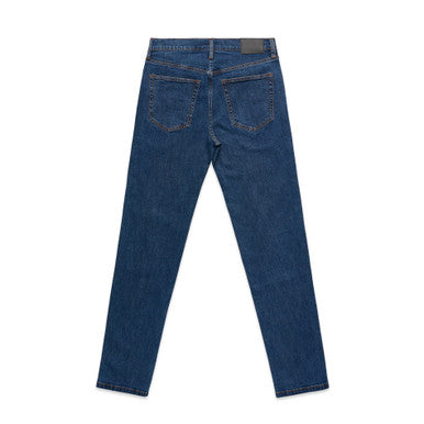 Standard Jeans | 5801 | 5801 - MID BLUE - BACK - SKU:5801