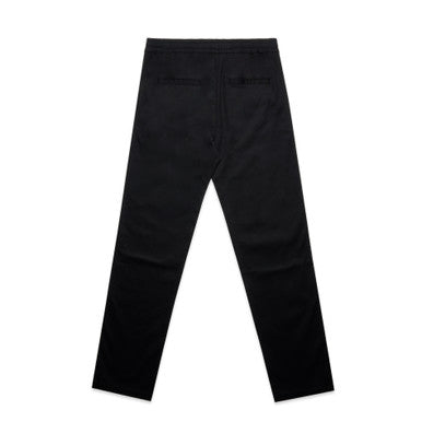 Straight Elastic Pants | 5935 | 5935 - BLACK - BACK - SKU:5935