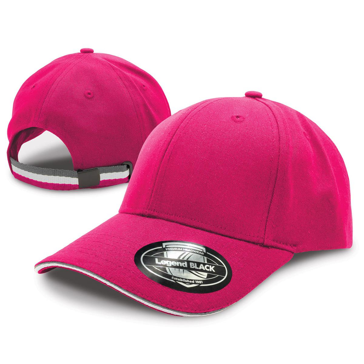 Men's Cotton Crew - Hot Pink - 7033-HPI.GY.WH_-_Image_120.jpg
