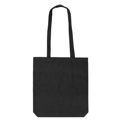 Calico Black Tote Bag, back view