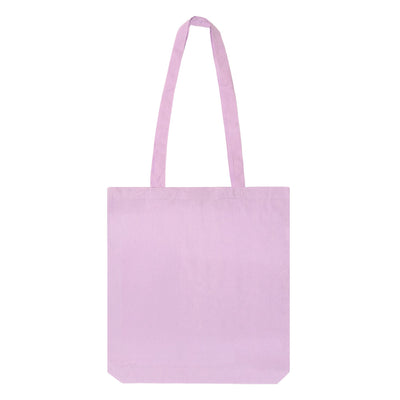 Calico Lilac Tote Bag, back view