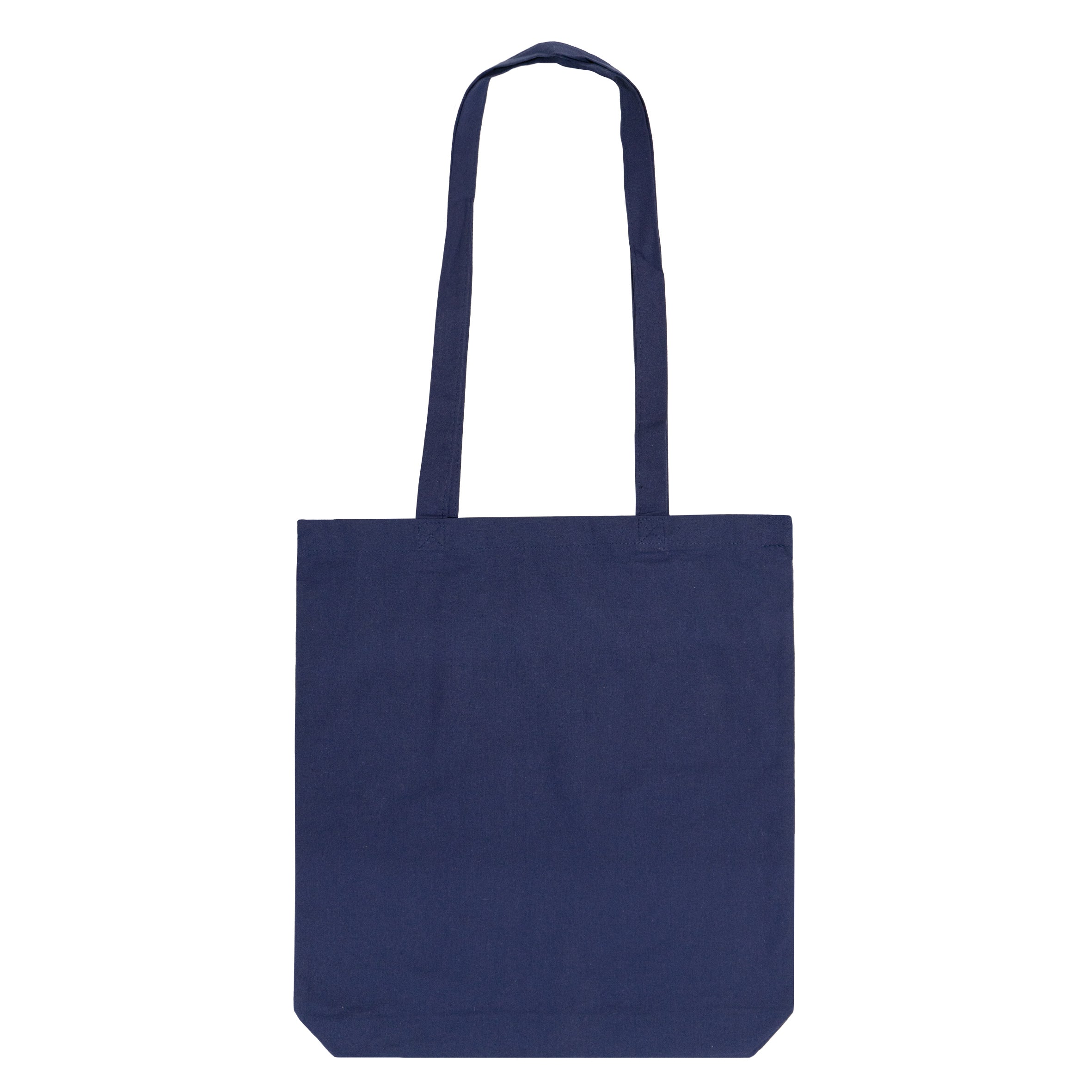 Calico Navy Blue Tote Bag