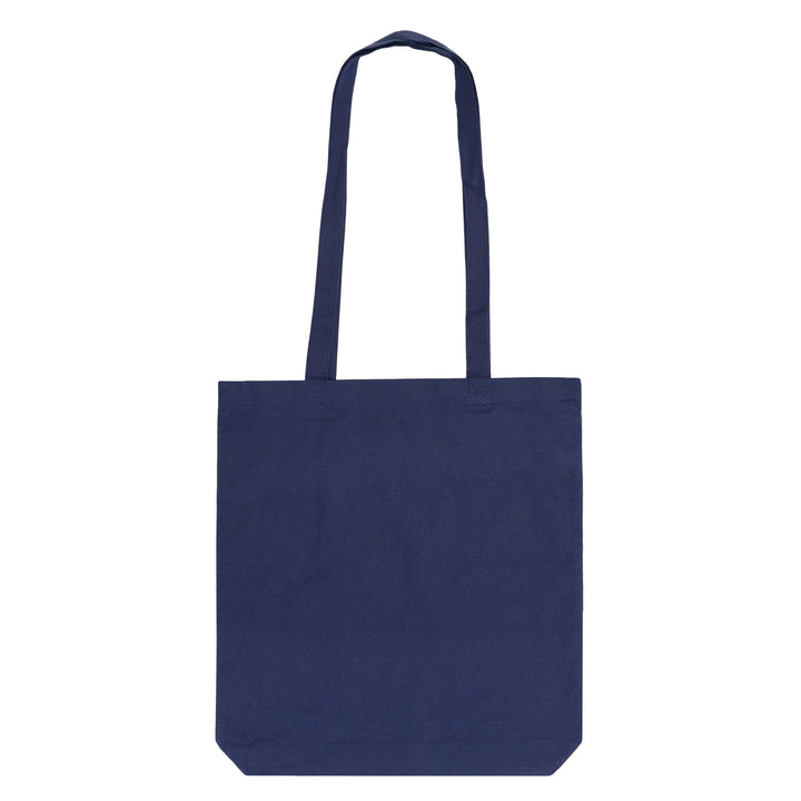 Calico Navy Blue Tote Bag