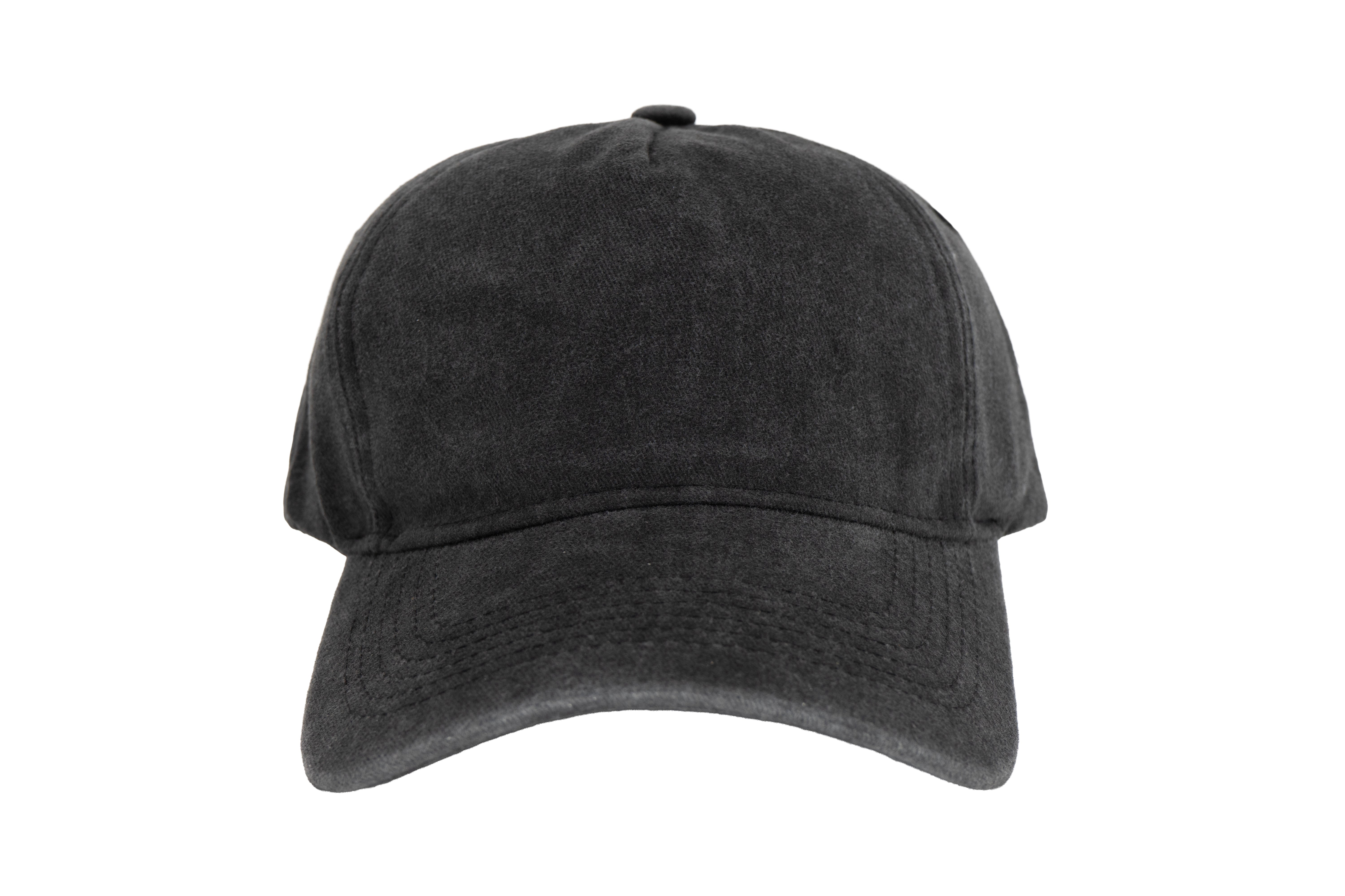 Acid Wash Black 5 Panel Dad Cap